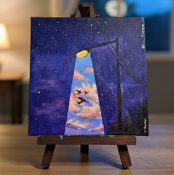 Ray of Light Canvas with Stand