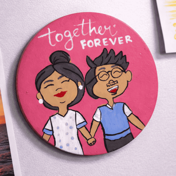 Forever Together Fridge Magnet